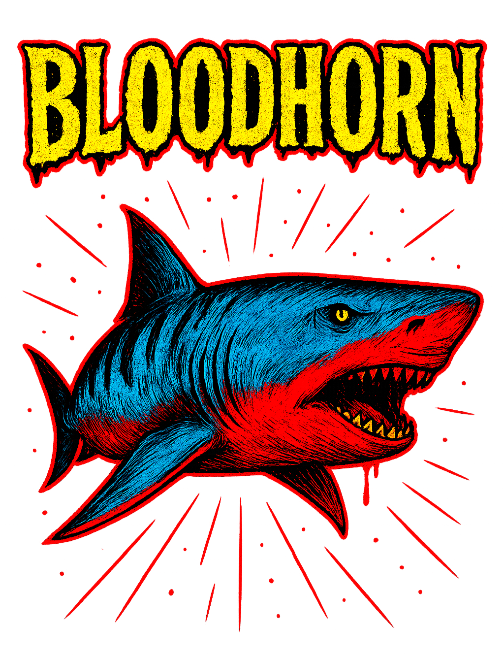 BLOOD HORN (bold amber warm driftwood)